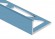 Профиль L-образный алюминий 10 мм PV02-32 голубой Ral 5024 2,7 м