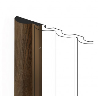 Финишный молдинг HiWood LF140A BR489G под дерево 12х36 мм 2,7 м Финишный молдинг HiWood LF140A BR489G под дерево 12х36 мм 2,7 м