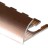 Профиль С-образный гибкий алюминий для плитки 10 мм PV11-15 eco розовый блестящий 2,7 м