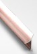 Уголок для плитки внутренний универсальный алюминий 10 мм PV30-15 розовый блестящий 2,7 м