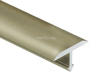 Профиль Т-образный 25 мм алюминий полукруглый PV38-16 титан матовый 2,7 м Профиль Т-образный 25 мм алюминий полукруглый PV38-16 титан матовый 2,7 м