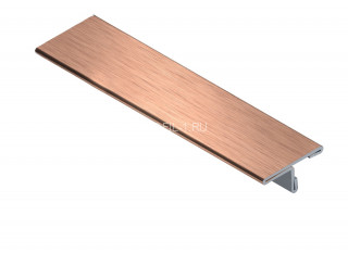 Нержавеющий стальной Т-профиль 14 мм NEEXY PVS90-14 BRG розовый браш 2.7 м Нержавеющий стальной Т-профиль 14 мм NEEXY PVS90-14 BRG розовый браш 2.7 м