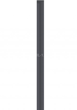 Левая планка для реечной панели VOX LINERIO S-LINE антрацит 2650х28х12 мм Левая планка для реечной панели VOX LINERIO S-LINE антрацит 2650х28х12 мм