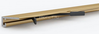 Алюминиевый микроплинтус Laconistiq micro 19 ARM золото 2,45 м Алюминиевый микроплинтус Laconistiq micro 19 ARM золото 2,45 м