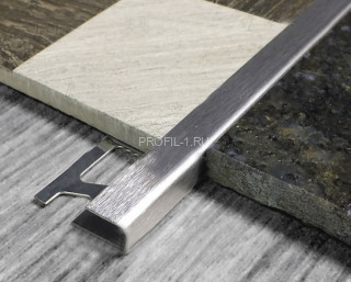 Окантовочный П-профиль из нержавеющей стали 8 мм ОК-8 шлифованный 2,7 м Окантовочный П-профиль из нержавеющей стали 8 мм ОК-8 шлифованный 2,7 м