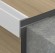Алюминиевый профиль F-образный для плитки ПФ-10 серебро глянец  2,7 м