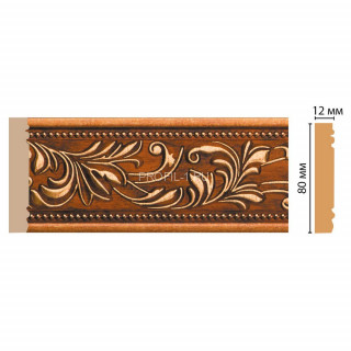 Молдинг DECOMASTER 150-1223 (80x12x2400) цвет Золото Молдинг DECOMASTER 150-1223 (80x12x2400) цвет Золото