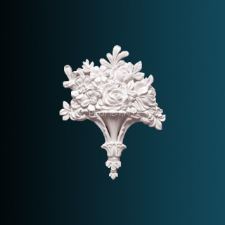 Декоративный орнамент Перфект G2199 белый 270х338х48 мм