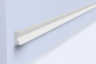 Молдинг HiWood TRV20 белый 20х12 мм 270 см Молдинг HiWood TRV20 белый 20х12 мм 270 см