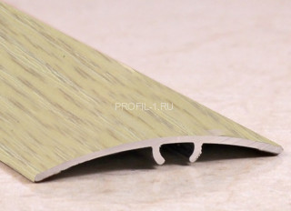 Алюминиевый порог ламинированный разноуровневый 41 мм ПО-41 202 Дуб беленый 2,7 м Алюминиевый порог ламинированный разноуровневый 41 мм ПО-41 202 Дуб беленый 2,7 м