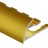 Профиль для плитки С-образный алюминий гибкий 12 мм PV21-04 золото матовое 2,7 м