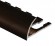 Профиль С-образный гибкий алюминий для плитки 10 мм PV11-11 eco коричневый блестящий 2,7 м