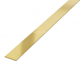 Полоса из нержавеющей стали 10 мм FB 10 GS золото шлифованное 300 см Полоса из нержавеющей стали 10 мм FB 10 GS золото шлифованное 300 см