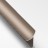 Уголок для плитки внутренний универсальный алюминий 10 мм PV30-11 коричневый блестящий 2,7 м