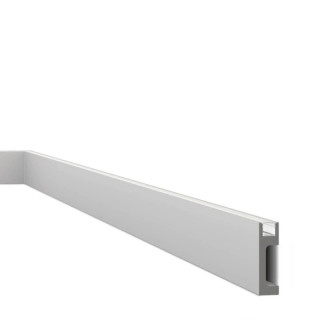 Потолочный плинтус NMC Wallstyl IL10 белый полистирол 23х80 мм 2м