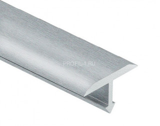 Профиль Т-образный 25 мм алюминий полукруглый PV38-03 серебро блестящее 2,7 м Профиль Т-образный 25 мм алюминий полукруглый PV38-03 серебро блестящее 2,7 м