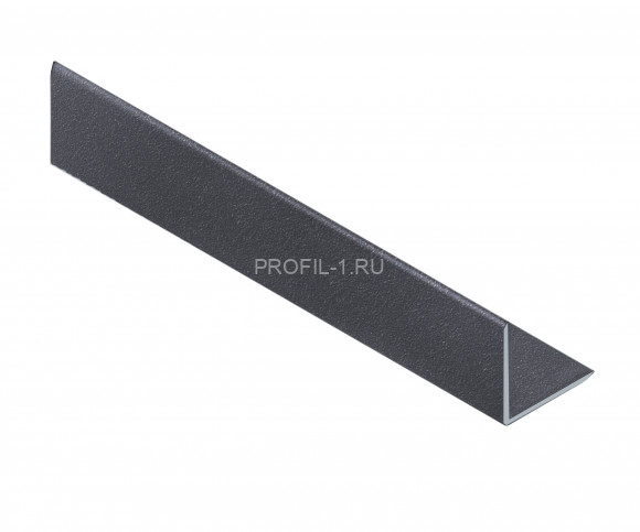 Алюминиевый уголок 10х10 мм NEEXY PV60-44 SA муар антрацит 2.7 м