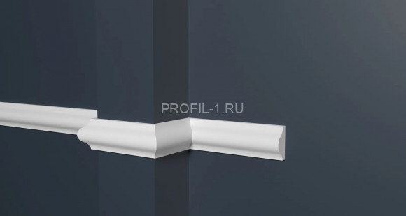 Молдинг Decor-Dizayn DD10 полистирол белый, под покраску 26х12х2000 мм Молдинг Decor-Dizayn DD10 полистирол белый, под покраску 26х12х2000 мм