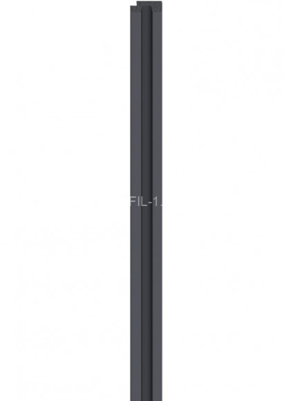 Правая планка для реечной панели VOX LINERIO S-LINE антрацит 2650х35х12 мм Правая планка для реечной панели VOX LINERIO S-LINE антрацит 2650х35х12 мм