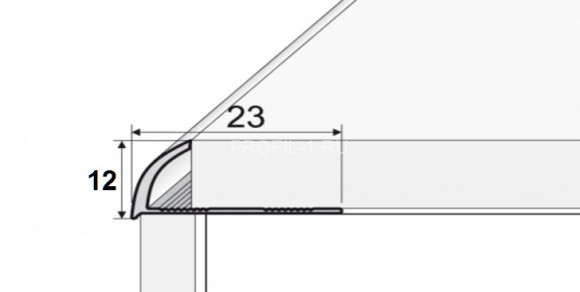 Алюминиевый С-образный профиль 12 мм Effector 2,5 м A 5312.01 серебро Алюминиевый С-образный профиль 12 мм Effector 2,5 м A 5312.01 серебро