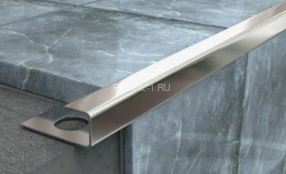 Окантовочный П-профиль из нержавеющей стали 10 мм ОК-10 полированный 2,7 м Окантовочный П-профиль из нержавеющей стали 10 мм ОК-10 полированный 2,7 м