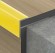 Алюминиевый профиль F-образный для плитки ПФ-10 золото глянец  2,7 м