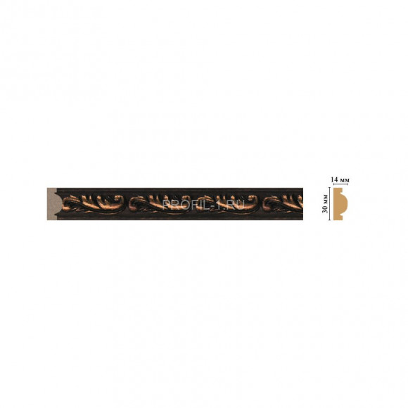 Молдинг DECOMASTER 157-966 (30x13x2400) цвет Коричневый Молдинг DECOMASTER 157-966 (30x13x2400) цвет Коричневый