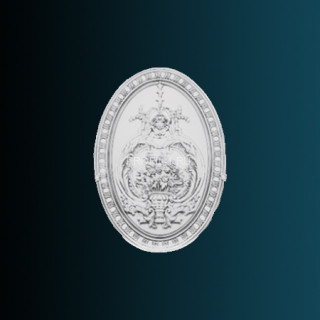 Декоративное панно Perfect K4093 белый полиуретан 500х350х35 мм