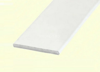 Алюминиевая полоса 20 мм белая 2,2м