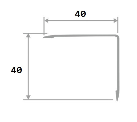 Алюминиевый уголок 40х40 мм ПН-40х40 золото матовое 2,7 м Алюминиевый уголок 40х40 мм ПН-40х40 золото матовое 2,7 м
