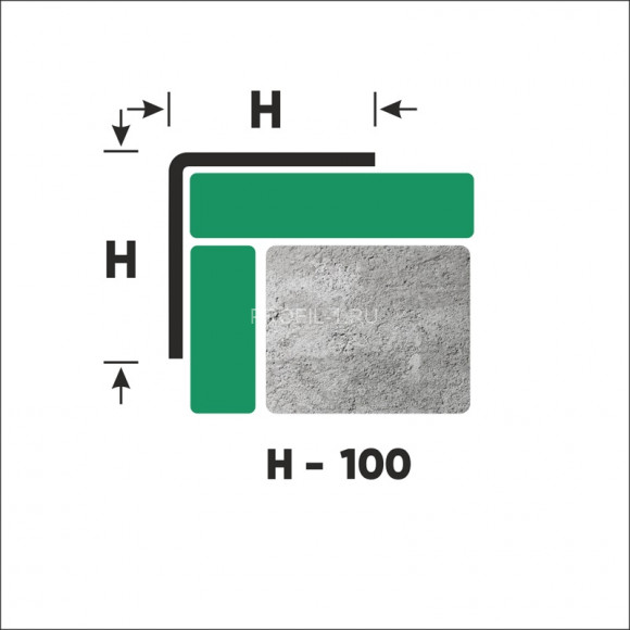 Уголок из нержавеющей стали равнополочный 100х100 мм FL 100 GP золото полированное 300 см