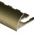Профиль для плитки С-образный алюминий гибкий 12 мм PV21-08 шампань матовая 2,7 м
