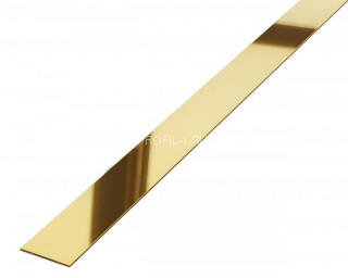 Полоса из нержавеющей стали 10 мм FB 10 GP золото полированное 300 см Полоса из нержавеющей стали 10 мм FB 10 GP золото полированное 300 см