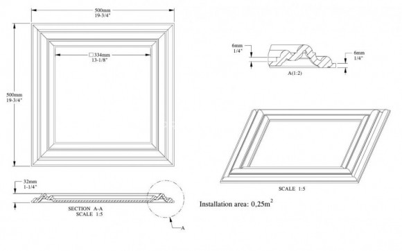 Декоративная стеновая панель 3D Orac Decor W121 белая полиуретан 500х32 мм