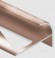 Алюминиевый профиль F-образный округлый с рифлением для ступеней 12 мм PV57-07 бронза блестящая 2,7 м