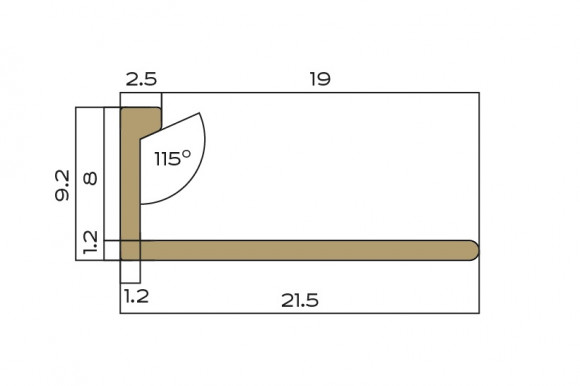 L-профиль 8 мм латунный NEEXY PVL01-02 CHR хромированный 2.7м L-профиль 8 мм латунный NEEXY PVL01-02 CHR хромированный 2.7м