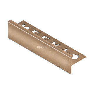 Алюминиевый профиль лестничный F-образный 10мм NEEXY PV53-07-BBR бронза блестящая 2.7м Алюминиевый профиль лестничный F-образный 10мм NEEXY PV53-07-BBR бронза блестящая 2.7м
