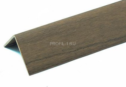 Пластиковый уголок 20х20 Lemal E20 8606 под дерево 2,75 м (25 штук)