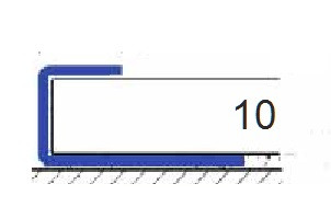 Окантовочный П-профиль из нержавеющей стали 10 мм ОК-10 шлифованный 2,7 м Окантовочный П-профиль из нержавеющей стали 10 мм ОК-10 шлифованный 2,7 м