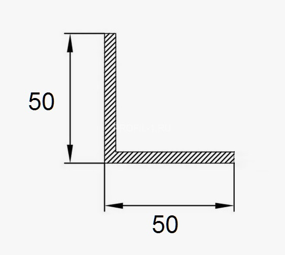 Алюминиевый уголок 50х50 ПБ50х50 серебро матовое 3 м Алюминиевый уголок 50х50 ПБ50х50 серебро матовое 3 м