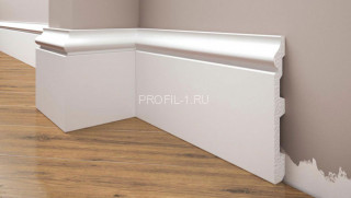 Напольный плинтус 117 мм Cezar Elegance LPC-22 белый 2,44 м Напольный плинтус 117 мм Cezar Elegance LPC-22 белый 2,44 м