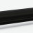 Алюминиевый теневой потолочный плинтус под подсветку Laconistiq Gips Classic черный 3м