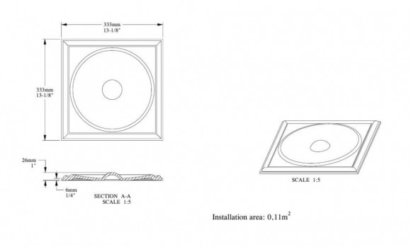 Декоративная стеновая панель 3D Orac Decor W122 белая полиуретан 333х26 мм