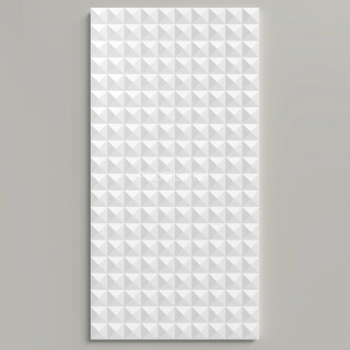 Стеновая декоративная панель 3D Decor-Dizayn DD932 из полистирола белая, под покраску 200х10х2000 мм