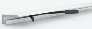 Алюминиевый микроплинтус Laconistiq micro 19 ARM белый 2,45 м Алюминиевый микроплинтус Laconistiq micro 19 ARM белый 2,45 м