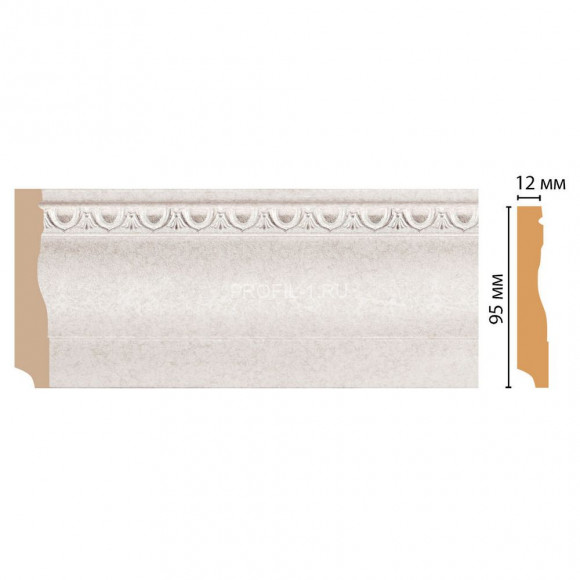 Плинтус напольный DECOMASTER 153-19D (95x12x2400) цвет Бежевый