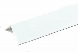 Отделочный уголок ПВХ  25х25 Cezar 101 Белый 2,75 м (25 штук)