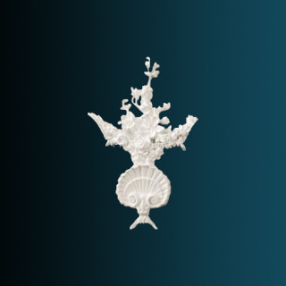 Декоративный орнамент Перфект G2207 белый 320х210х32 мм