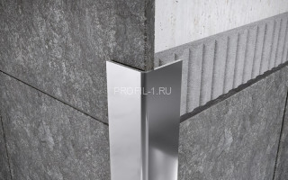 Уголок из нержавеющей стали разносторонний 10х20 мм FL 10х20 P полированная сталь 300 см