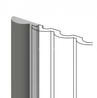 Финишный молдинг HiWood LF140A GR17 серый 12х36 мм 2,7 м Финишный молдинг HiWood LF140A GR17 серый 12х36 мм 2,7 м